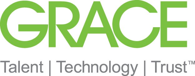 Grace logo with tagline color png