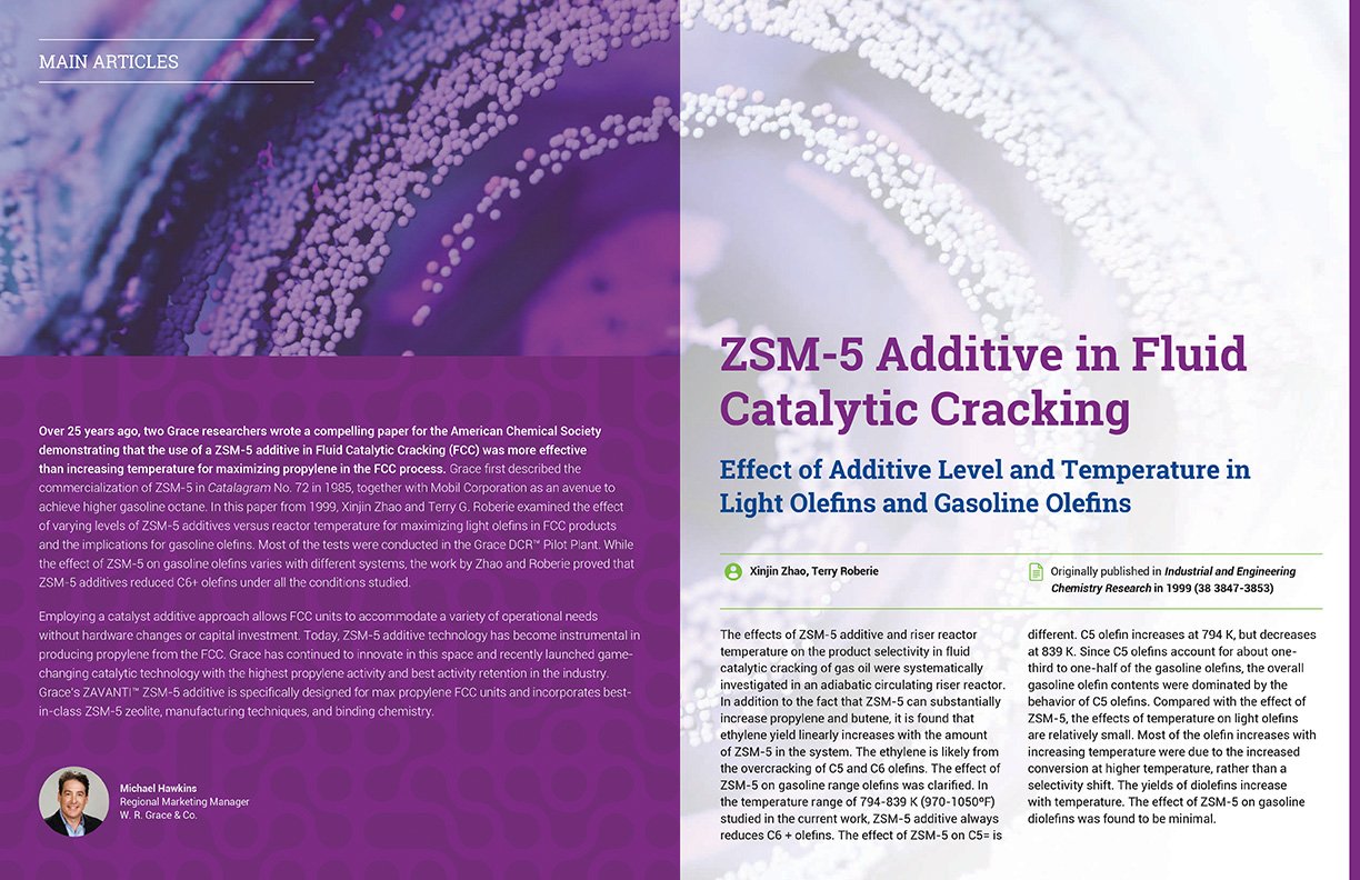 Image of ZSM-5 Additive in Fluid Catalytic Cracking