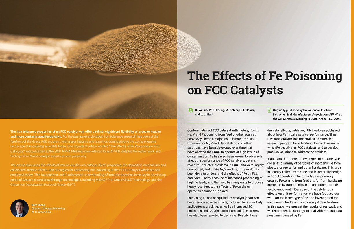 Image of The Effects of Fe Poisoning on FCC Catalysts