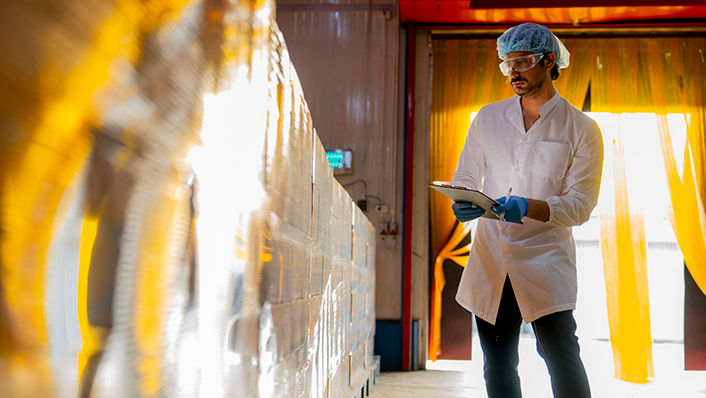 Image of supply chain employee