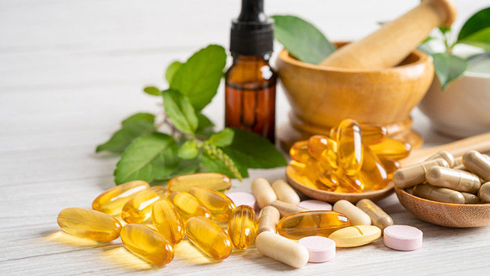 Image of vitamins and oils