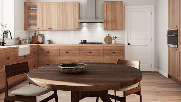 Wood kitchen floors